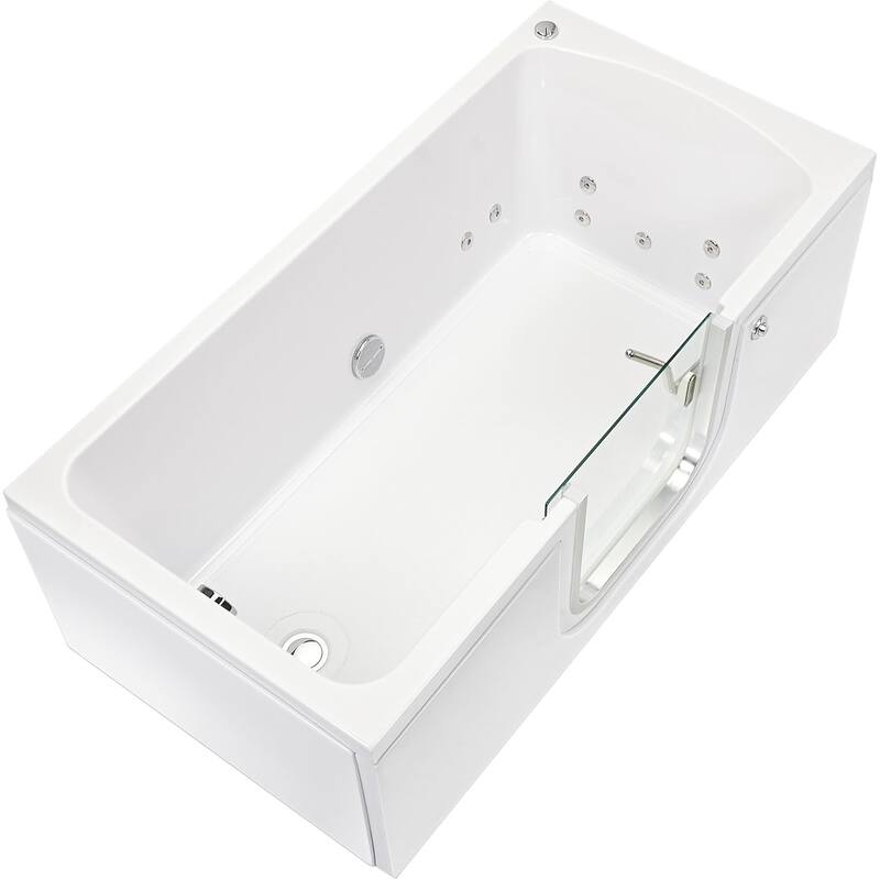 Ella Laydown 32x72 Soaking Walk in Bathtub