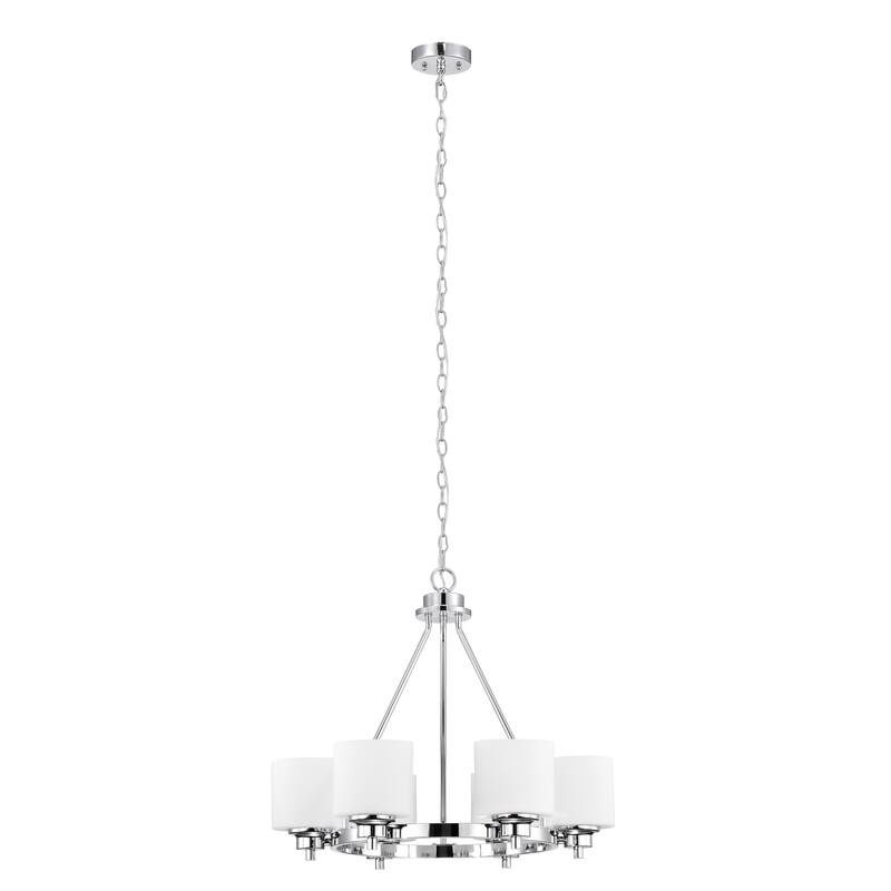 Transitional 6-light Chandleier