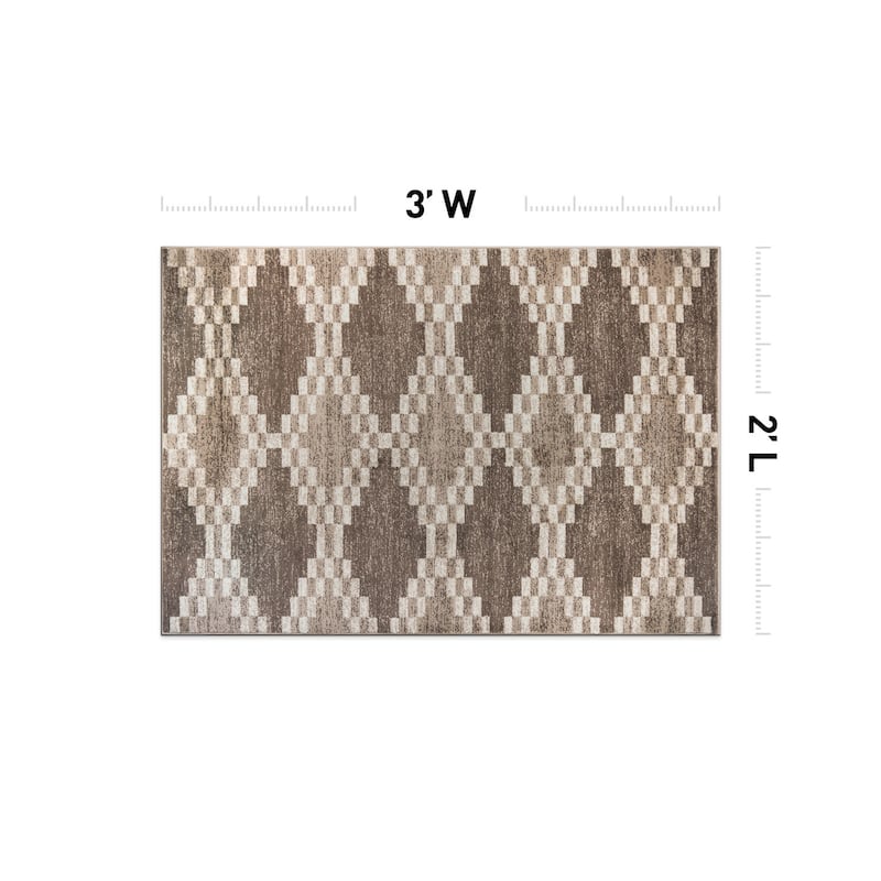 Southwestern Geometric Durable Area Rug, Perfect for Any Room