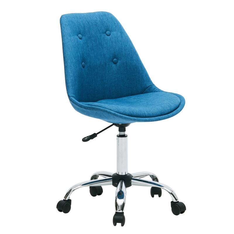 Porthos Home Office Chair with Height Adjustable, Great for Leisure - Blue