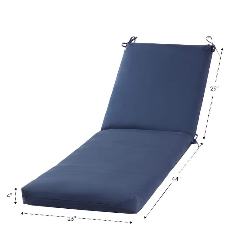 Greendale Home Fashions Outdoor Chaise Cushion (Cushion Only)