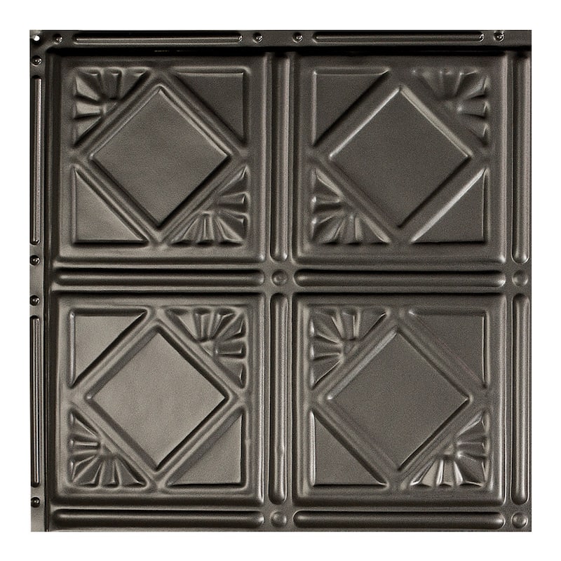 Great Lakes Tin Ludington Lay-in Ceiling Tile - Argento - Sample