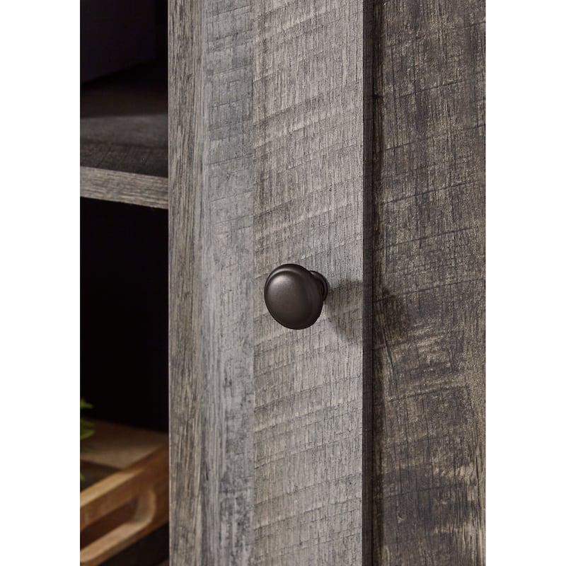 Signature Design by Ashley Wynnlow Weathered Woodgrain 60-inch TV Stand