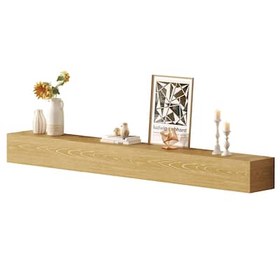 Bathroom Floating Shelf for Wall, Farmhouse Floating Shelf Over Toilet for Bathroom Storage, Wall Mounted Shelf