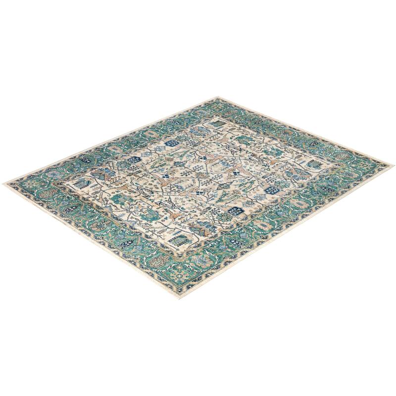 Serapi One-of-a-Kind Hand-Knotted Area Rug - Ivory - 8' 2" x 9' 10"