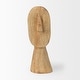 preview thumbnail 2 of 18, Ivan Large Wooden Head Sculpture