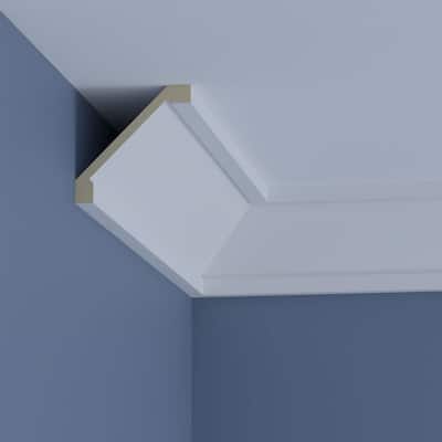 6"H x 6"P x 8 3/8"F x 94 1/2"L Darcy Crown Moulding - 1-Pack