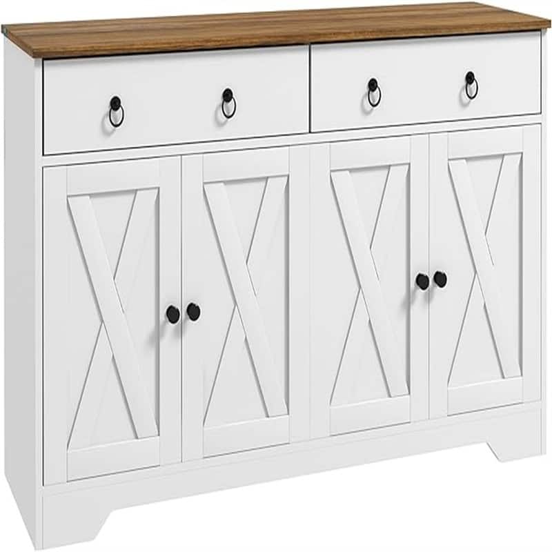 Buffet Sideboard Cabinet - 14.5"D x 47.75"W x 29.5"H