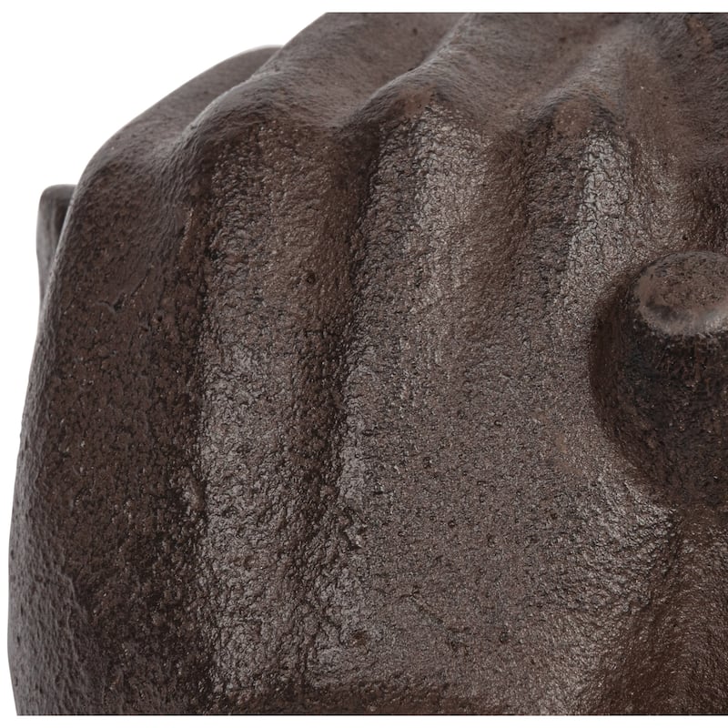 Cast Iron Hands Dish with Rust Finish