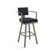 preview thumbnail 53 of 80, Amisco Akers Swivel Bar Stool