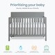 preview thumbnail 14 of 21, Dream On Me Ivy 5-in-1 Convertible Full-Size Baby Crib