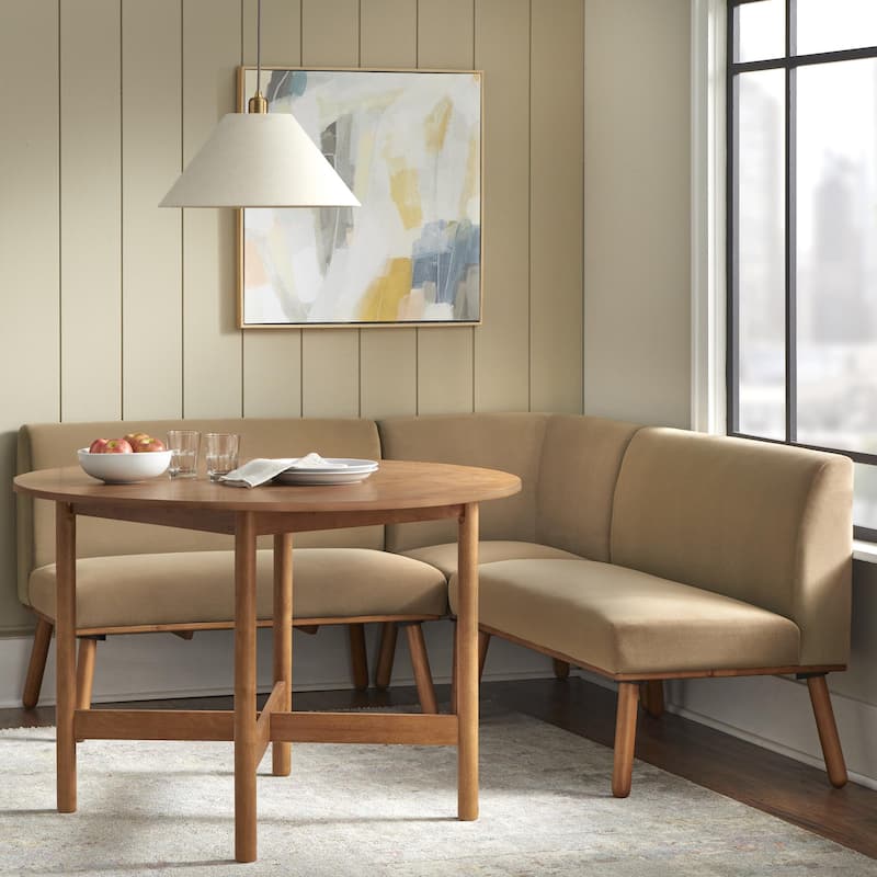 Lifestorey Gather 4-Piece Nook Banquette Set