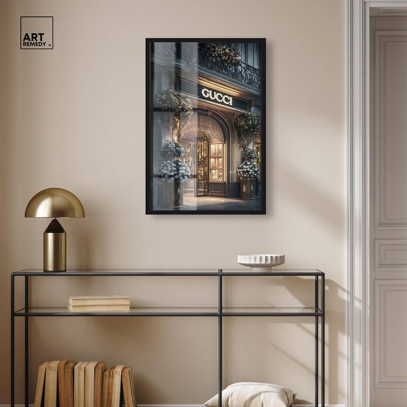 Illuminated Luxury Store Shadowbox by Art Remedy