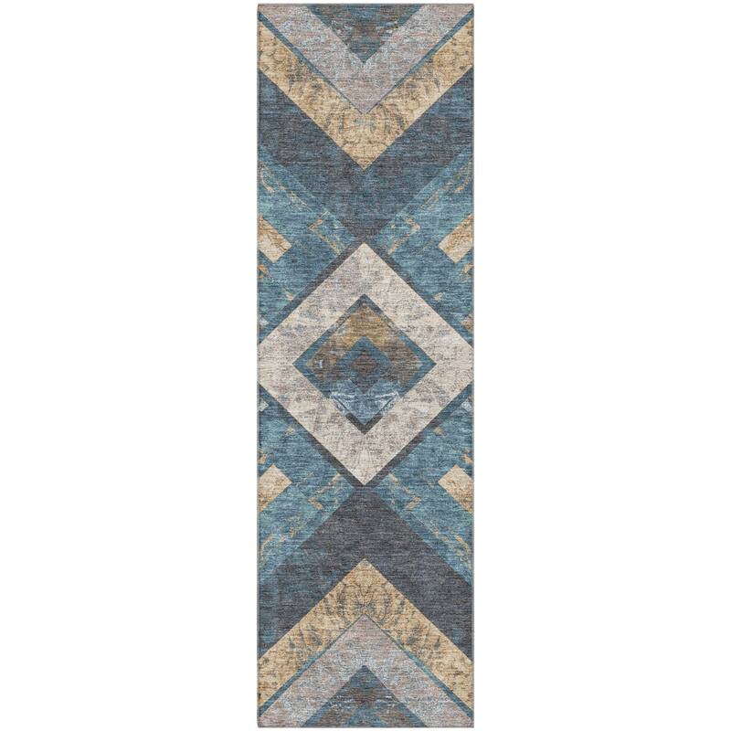 Premium Washable Super Soft Modern Global Mayfield Rug
