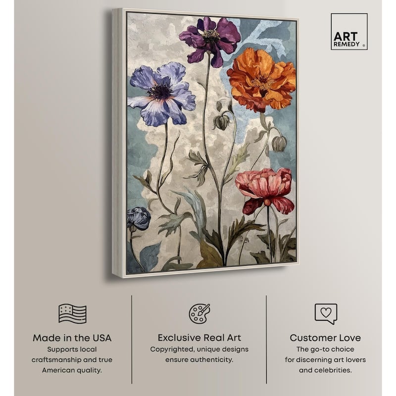 Hued Blossom III Canvas by Art Remedy