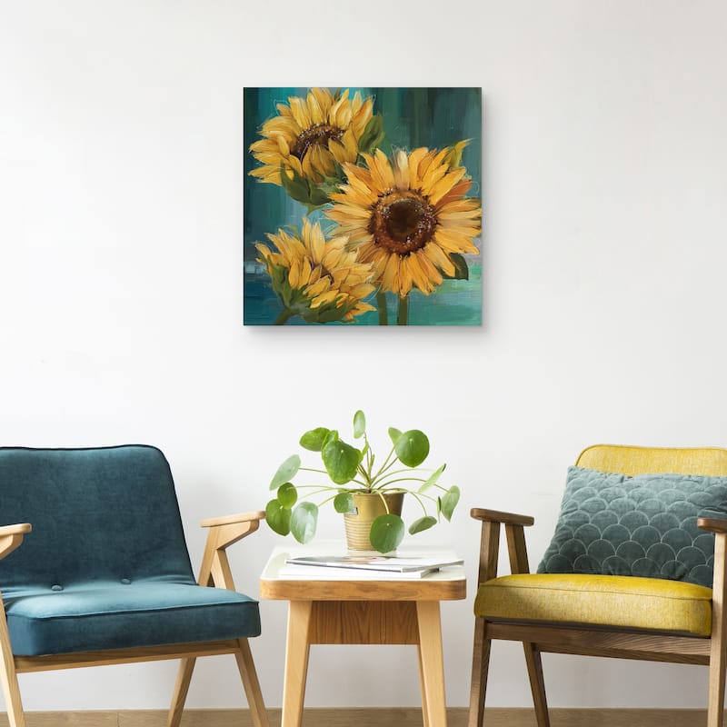 Sunflower I by Conrad Knutsen Canvas Art Print - On Sale - Bed Bath ...