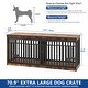 preview thumbnail 30 of 38, Moasis Extra Large Dog Crate Furniture with Sliding Doors