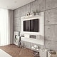 preview thumbnail 5 of 15, Mid-century 2-shelf 70-inch TV Panel