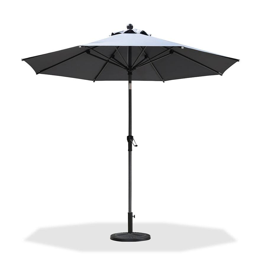 PURPLE LEAF Heavy-duty Crank and Tilt Table Umbrella Outdoor Patio Market Umbrella
