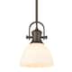 Option Rubbed Bronze / Opal Glass