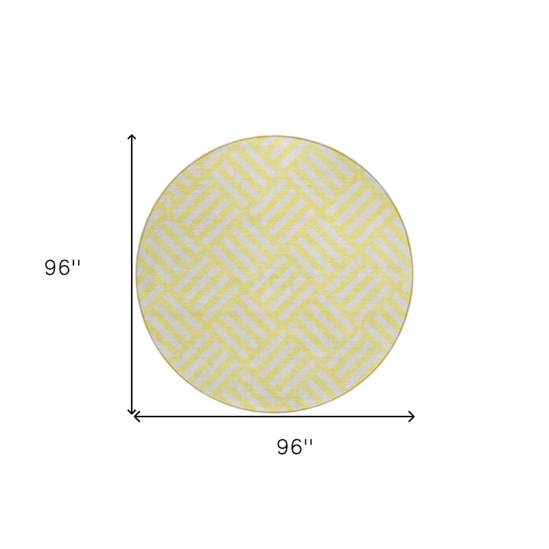 HomeRoots Geometric Transitional Rectangle Outdoor Rug
