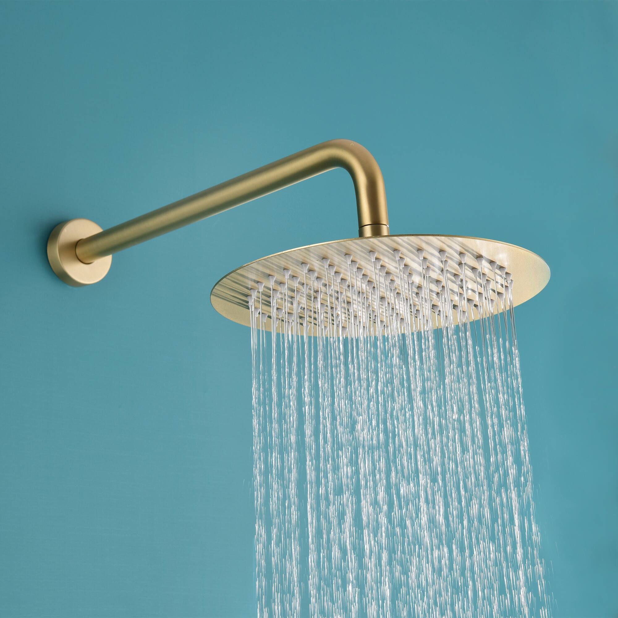Rainfall Shower System with Fixed Shower Head and Handheld, Waterfall