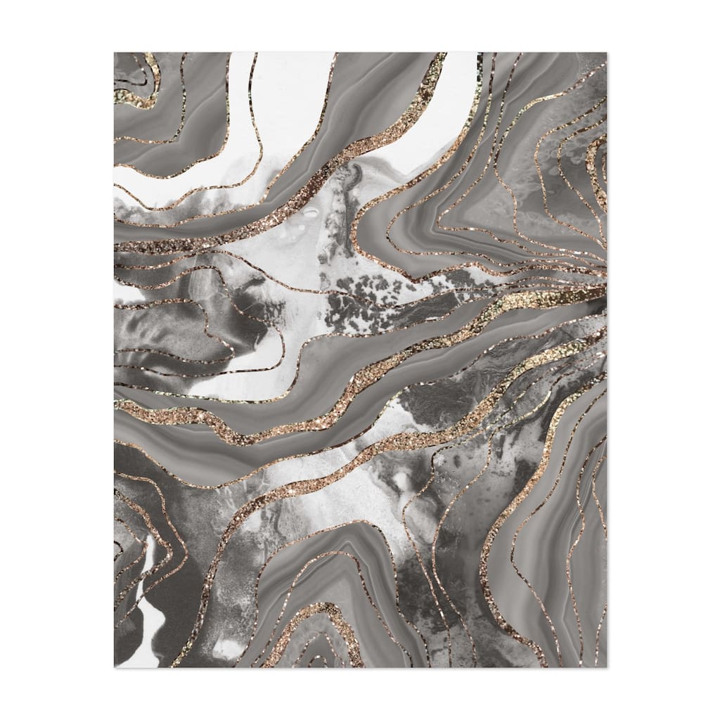 Black And White Boho Pattern Patterns Unframed Wall Art Print/Poster