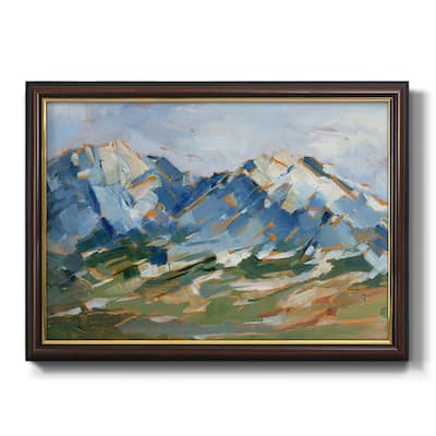 Blue Mountain Peaks I Premium Framed Canvas- Ready to Hang
