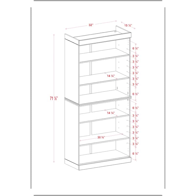 100% Solid Wood 32" Bathroom Cabinet with Optional Doors, 2-Drawers by Palace Imports