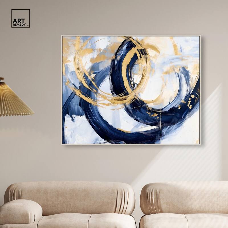 Bold Whirl I Canvas by Art Remedy