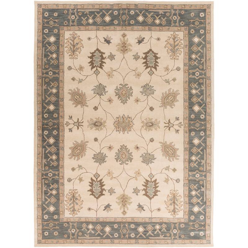 Copper Grove Harrat Hand-Tufted Bordered Wool Rug