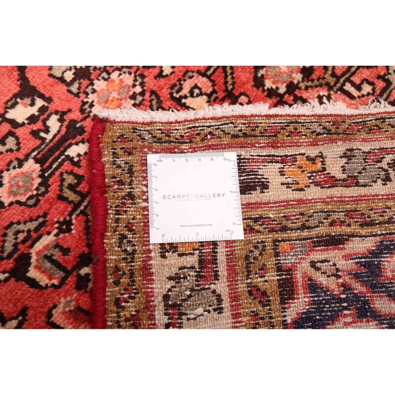 ECARPETGALLERY Hand-knotted Andelz Light Red Wool Rug - 2'8 x 10'6