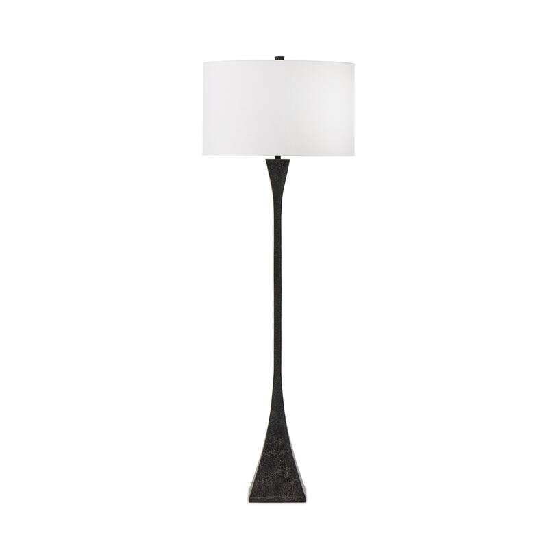 Romy Forged Floor Lamp-Forged Black Aluminum