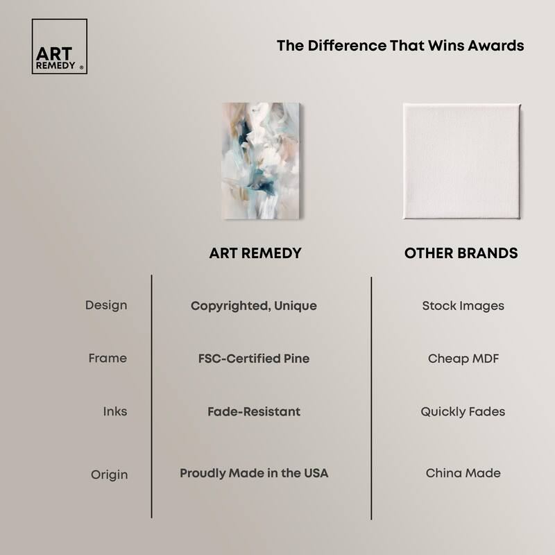 Whispering Colors III Canvas by Art Remedy, Gallery Wrapped