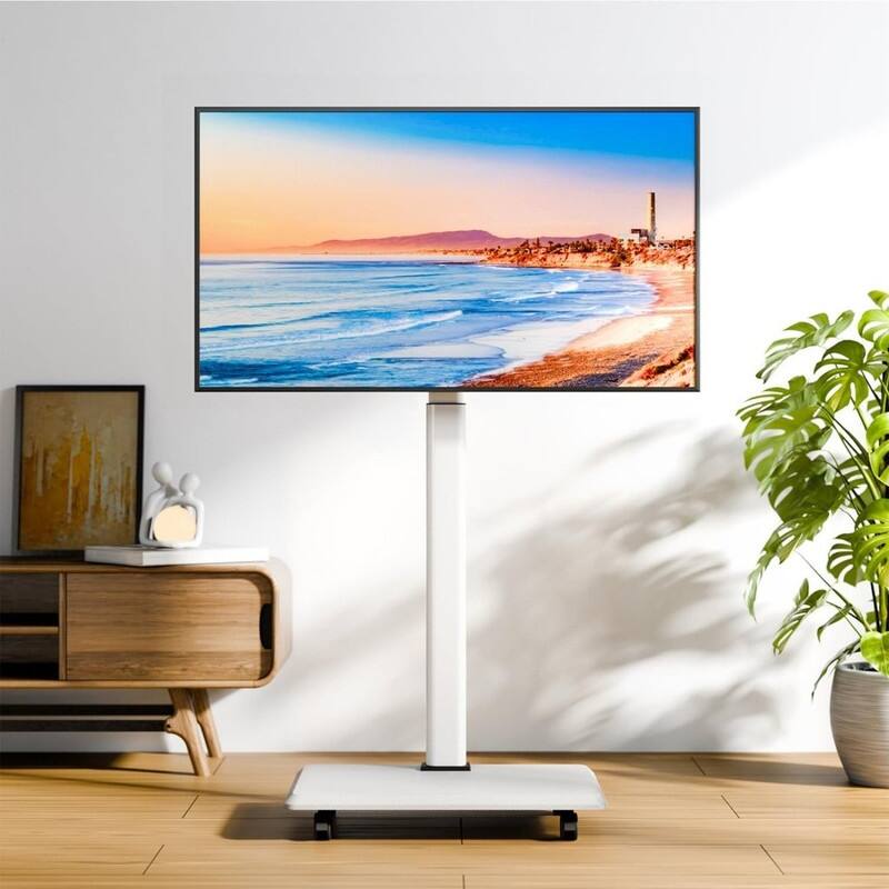 Mobile TV Cart Rolling TV Stand