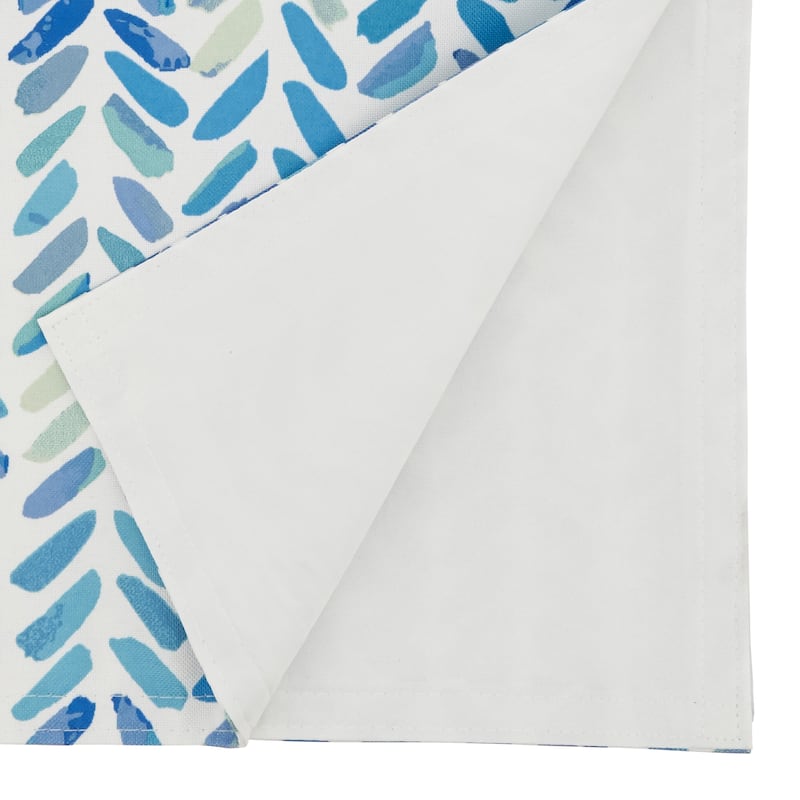 Watercolor Chevron Table Runner