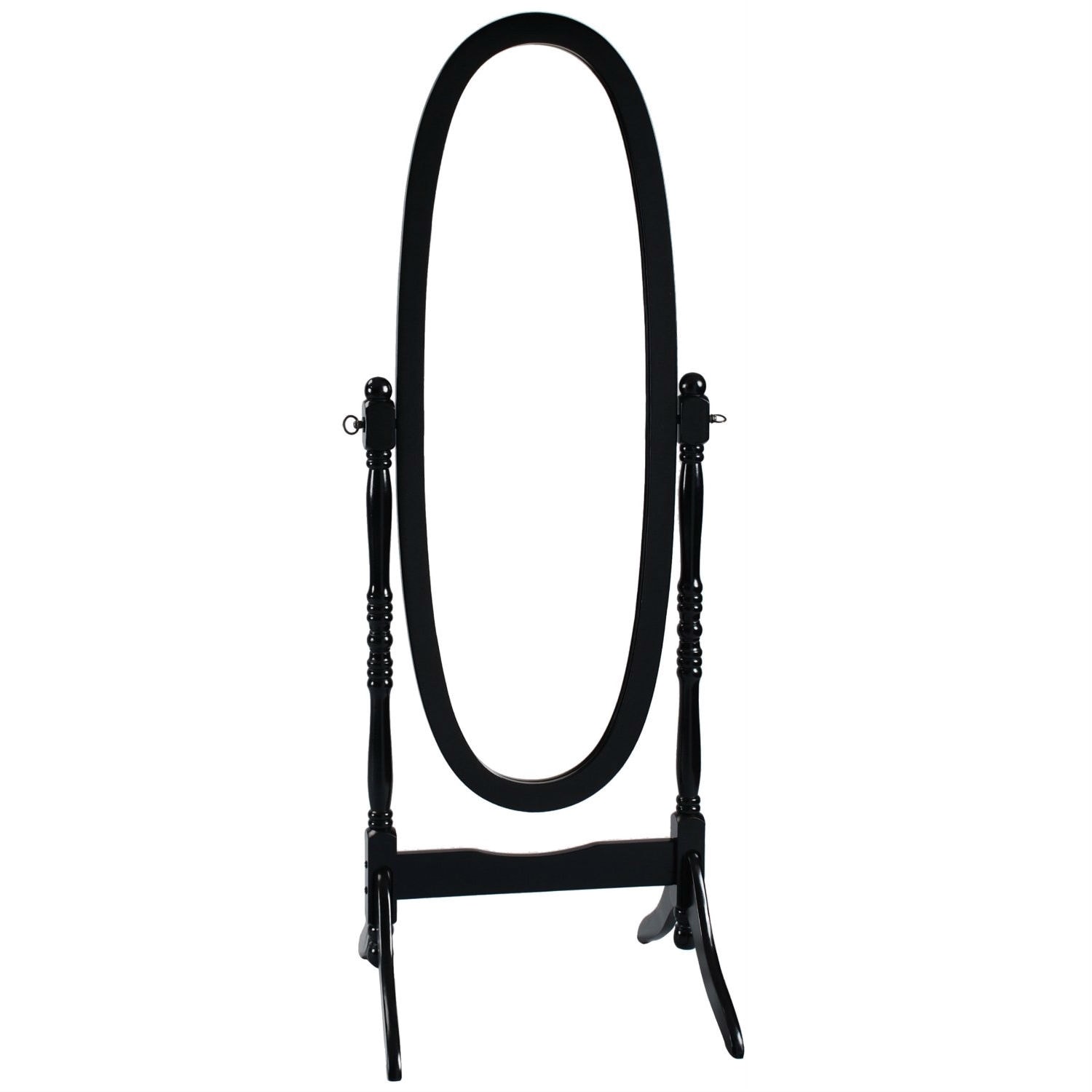 Black Oval Cheval Mirror Freestanding Floor Mirror 23.2 x 19.2 x 59.5  inches Bed Bath  Beyond 29084841