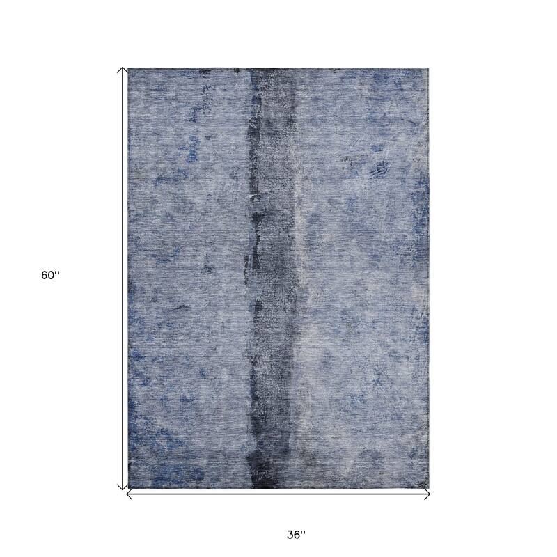 Dave Unique Abstract Spill-Resistant Blended Style Outdoor Rug