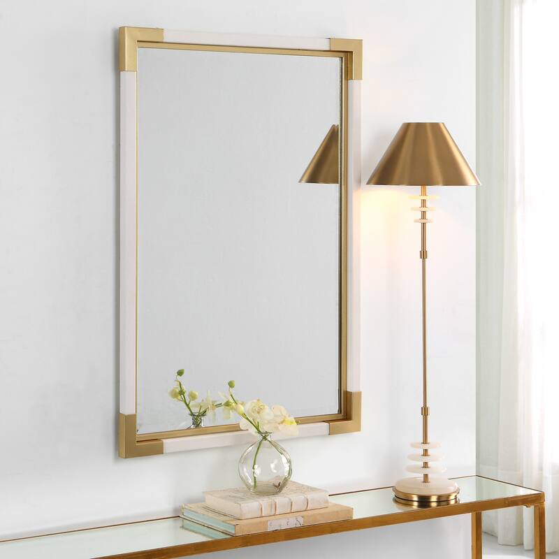 Uttermost 09879 Malik 27-1/8" W x 39-1/8" H Rectangular Framed