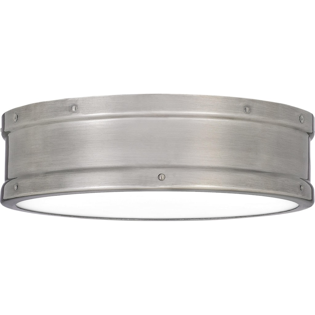 Roseto Cole 13" Wide LED Flush Mount Drum Ceiling Fixture