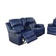 preview thumbnail 4 of 7, Star Home Living 2PC Sofa and Love set Reclining Living Room Set
