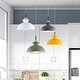 preview thumbnail 21 of 66, 1 - Light Modern Metal 11.02" Bowl Dome Island Pendant Light Yellow