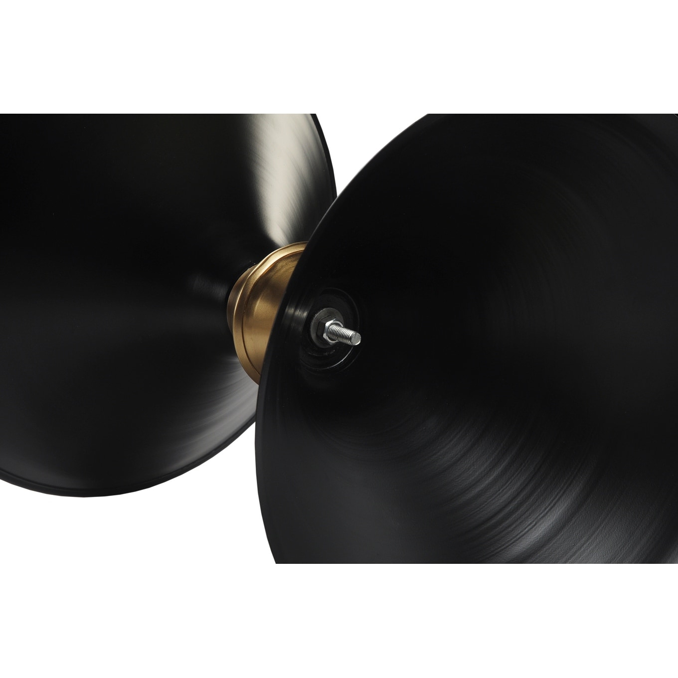 Shop Modern Black And Gold Drum Side Table 14 X 18 On Sale Overstock 31103885