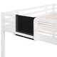 preview thumbnail 16 of 46, Twin size Loft Bed Wood Bed with Slide, Stair and Chalkboard, White