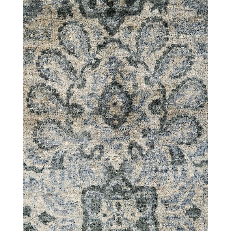 Ikat One-of-a-Kind Hand-Knotted Area Rug, Beige - 8' 3" x 10' 0"
