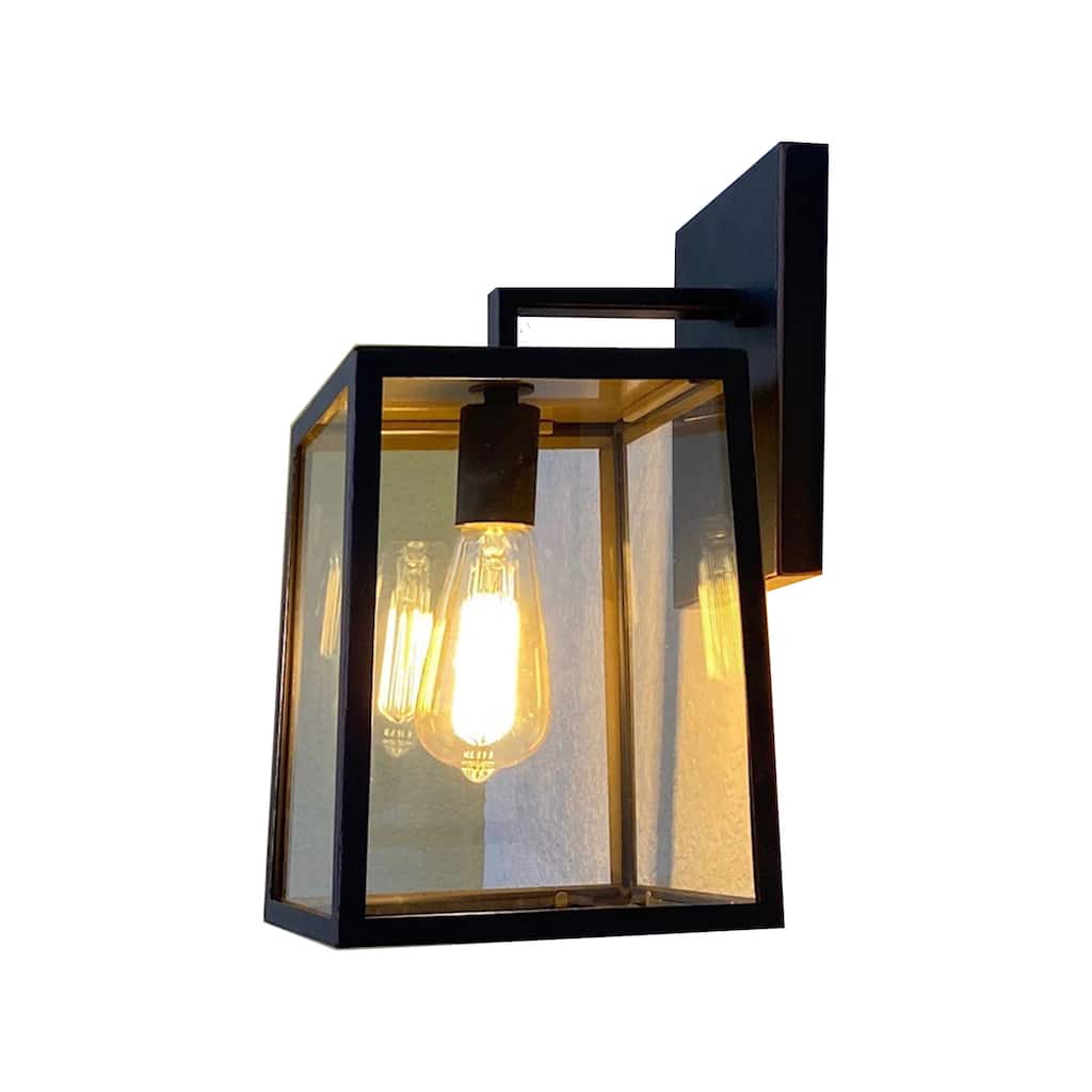 Trey 1 Light Outdoor Wall Mounted Lighting - 10W x 11L x 17H in.