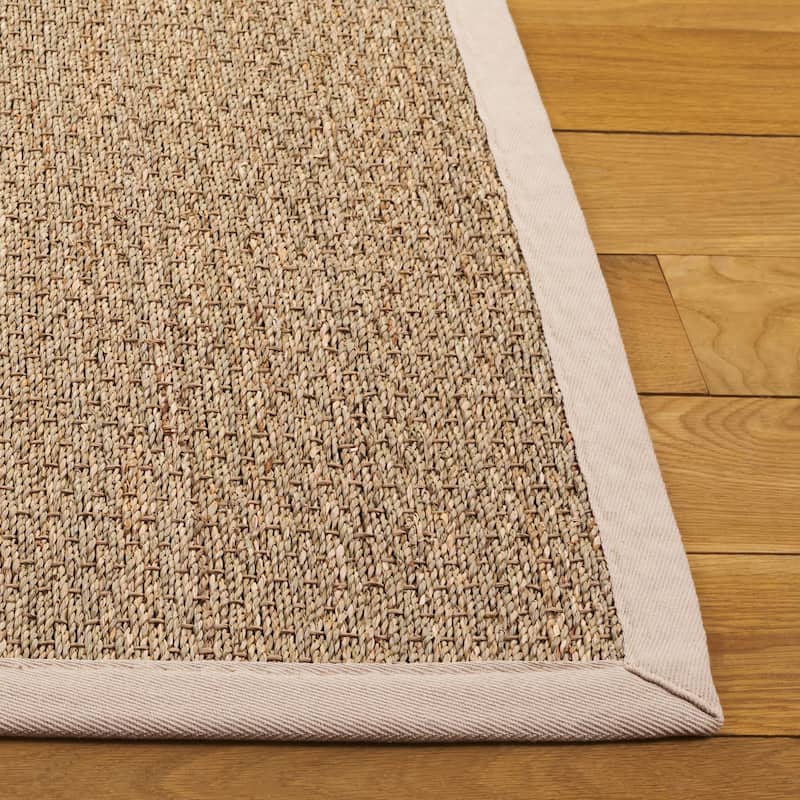 SAFAVIEH Natural Fiber Lovie Farmhouse Seagrass Rug