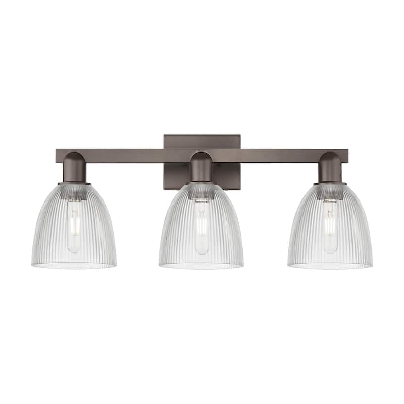 Innovations Lighting 716-3W-11-25 Castile Vanity Castile 3 Light 25" - Oil Rubbed Bronze / Clear