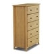 preview thumbnail 13 of 20, Grain Wood Furniture Shaker 5-drawer Solid Wood Chest