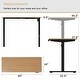 preview thumbnail 46 of 46, Futzca Height Adjustable Electric Standing Desk Sit Stand Computer Stand up Desk with Splice Board(White)